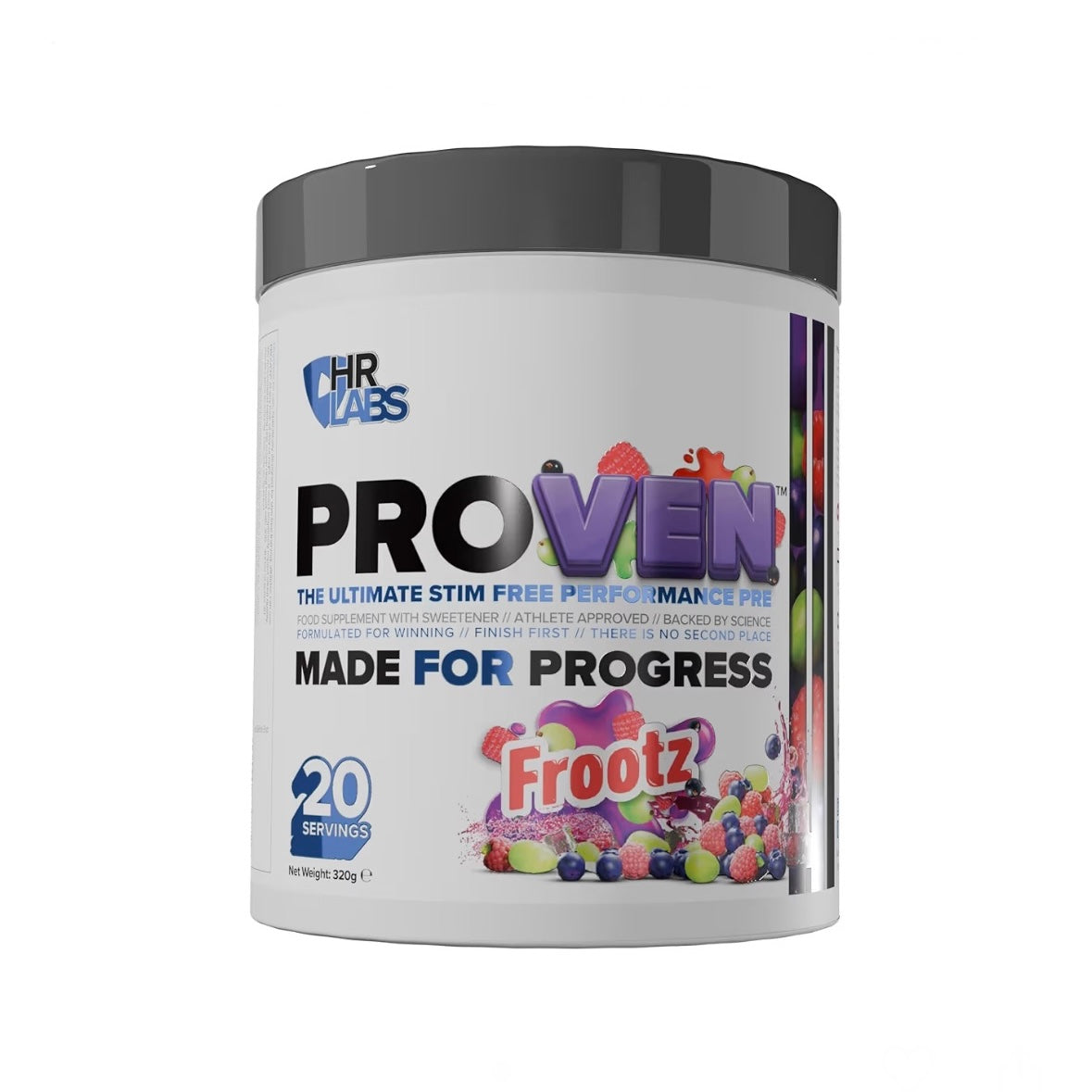 HR Labs Proven, Ultimate Stim Free Performance Pre Workout Powder