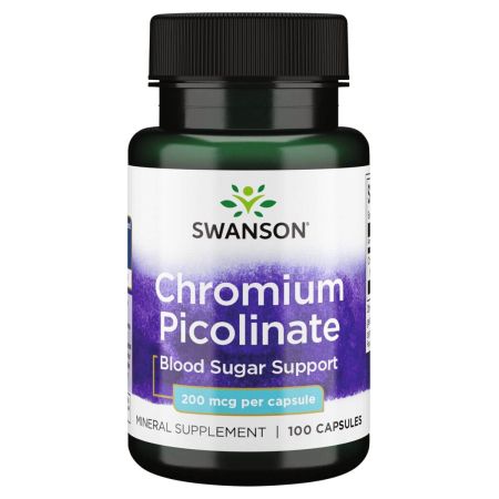 Swanson Chromium Picolinate 200 mcg 100 Capsules