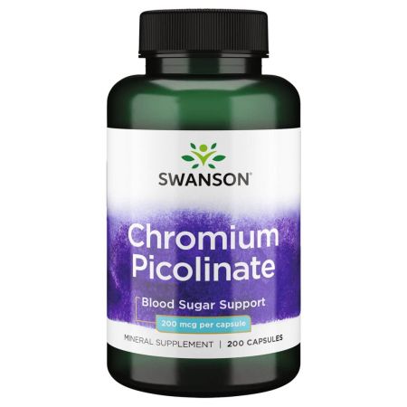 Swanson Chromium Picolinate 200mcg 200 Capsules