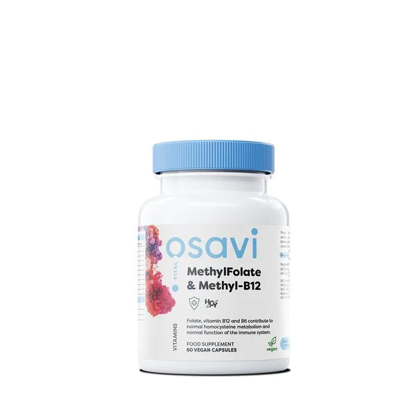 Osavi MethylFolate & Methyl-B12 - 60 Vegan Caps